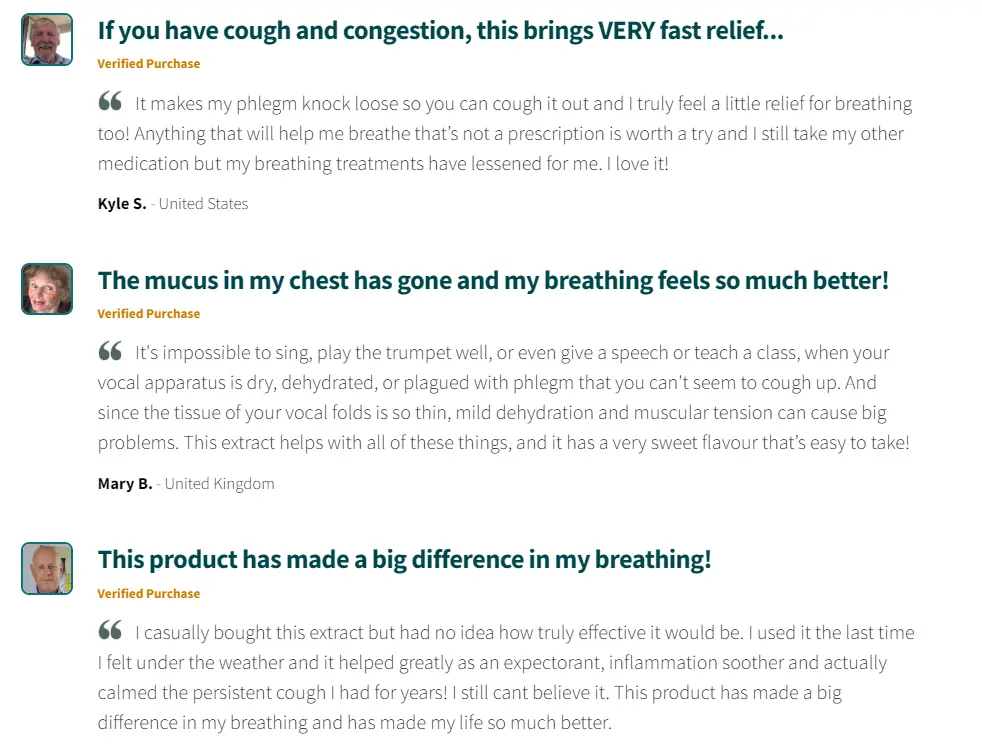 Lung trust customer reviews 